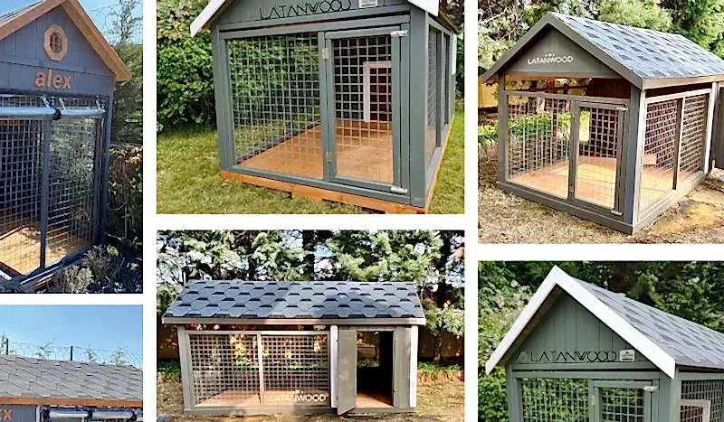 İstanbul Ahşap Köpek Kulubesi