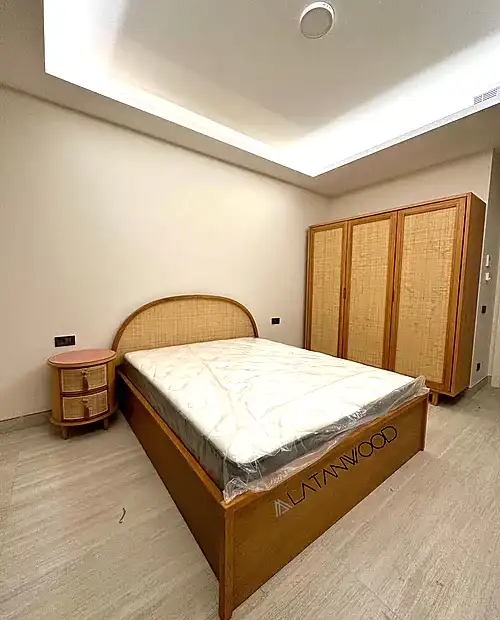 Muğla/Bodrum Hazeranlı Ahşap Yatak Odası Takımı