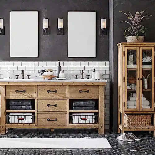 Hodge Ahşap Banyo Dolabı