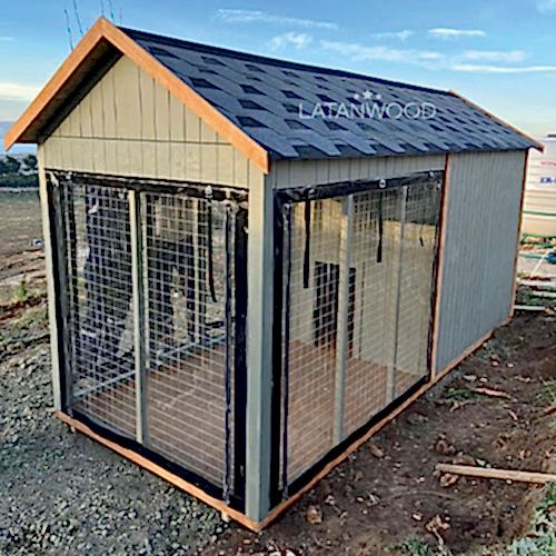 Lucky Ahşap Köpek Kulübesi