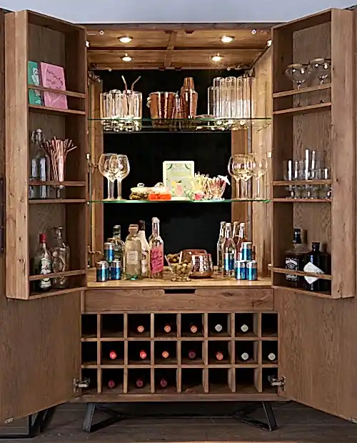 Lush Ahşap Şaraplık